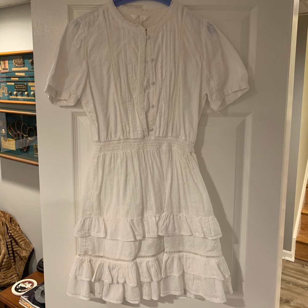 white summer dress S
